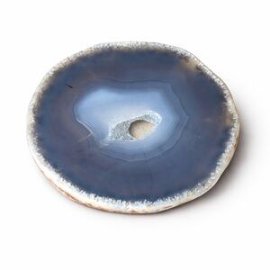 Blue Agate Slice Coaster